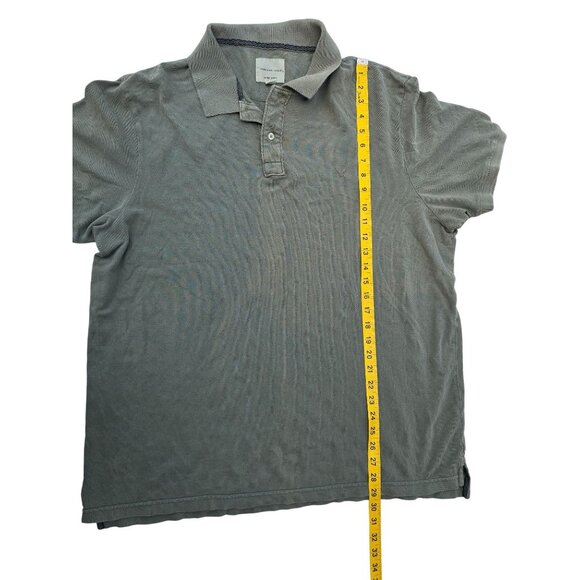 American Eagle Mens Green Polo Shirt Super Soft XXL Comfortable Casual Tee Top - Picture 5 of 5